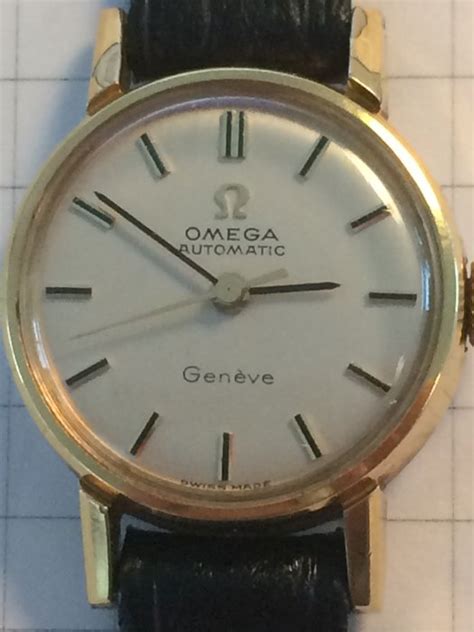 omega uhr vintage gold 70er jahre